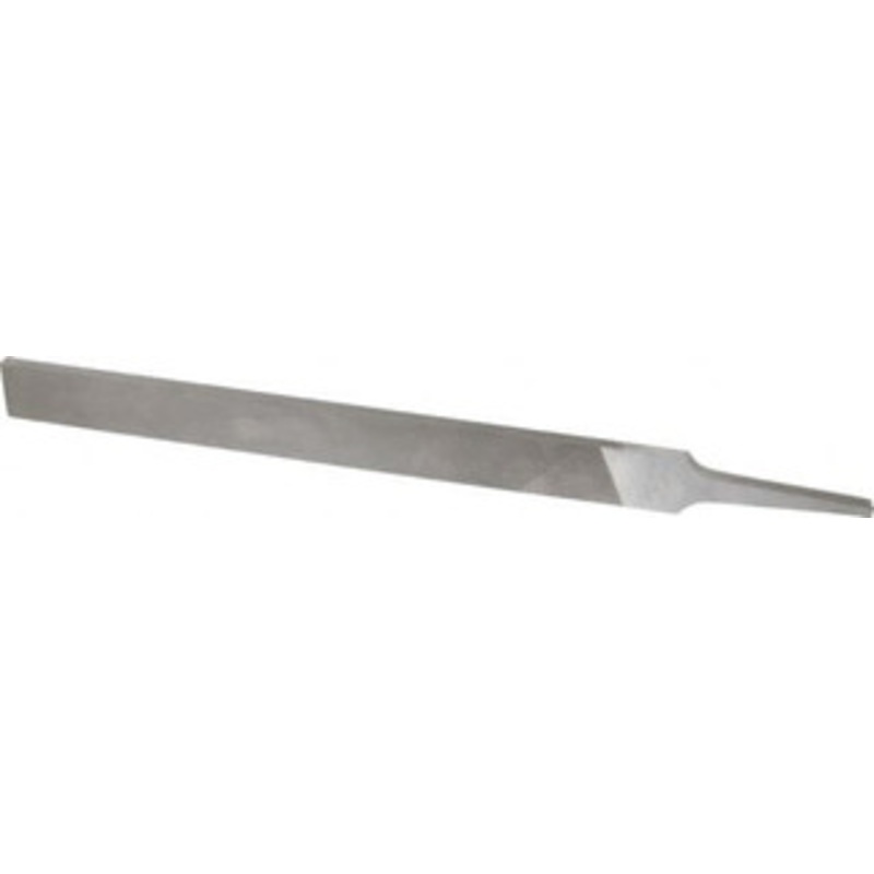 Nicholson 8 Long, Smooth Cut, Flat American-Pattern File Double Cut, 13/64 Overall Thickness, Tang 05919N – 80756133