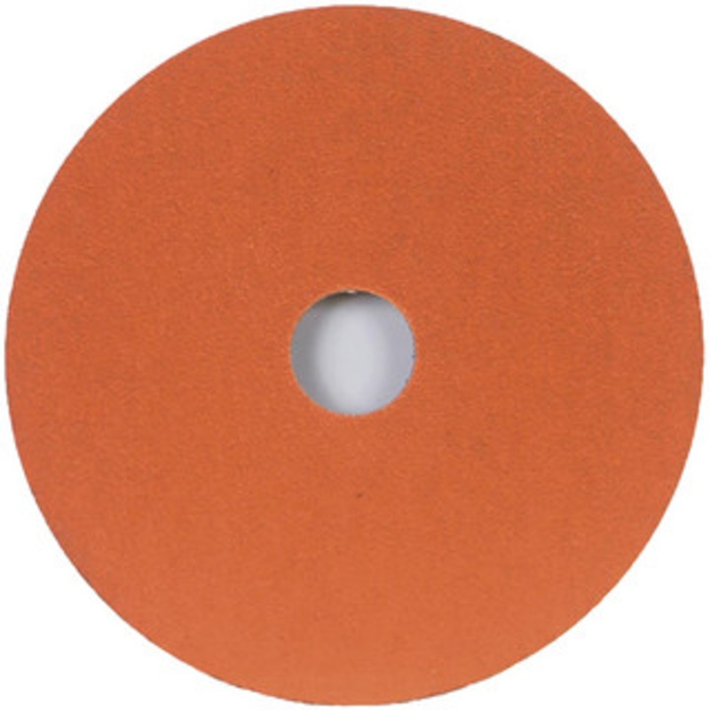 Norton 4-1/2 Diam, 7/8 Hole, 50 Grit Ceramic Fiber Disc Series R980P 69957398002 – 42064337