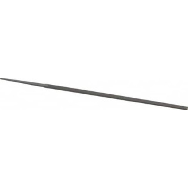 Grobet USA 6 Standard Precision Swiss Pattern Narrow Pillar File Double Cut, 1 Cut, 13/64 Width x 1/8 Thick, with Tang 31.208 – 60207313