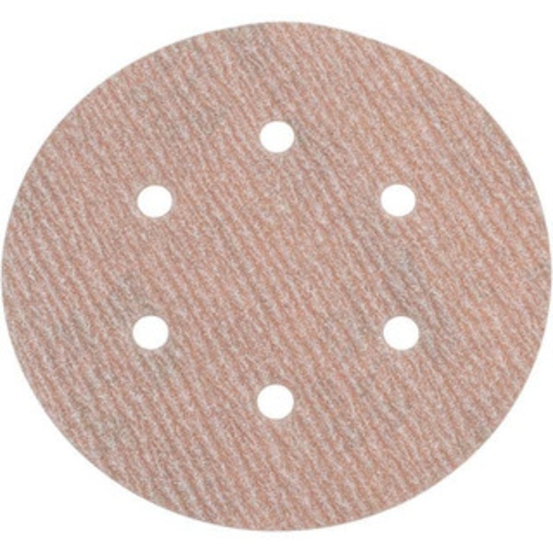 Norton 6 Diam, 220 Grit, Aluminum Oxide Hook & Loop Disc Very Fine Grade, Coated, B Weight Paper Backing, Series A275 66261131595 – 06859243