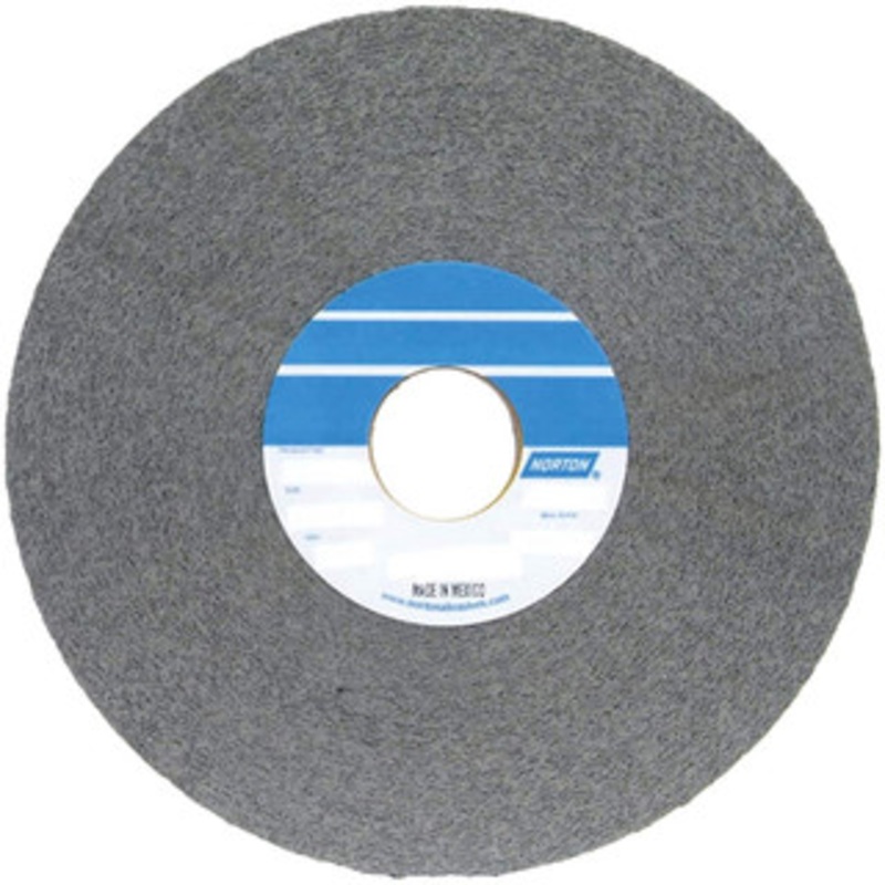 Norton 8 Diam, 1 Face Width, 3 Center Hole, Medium Grade, Silicon Carbide Deburring Wheel Convolute, Hard Density 9 Grade, 3,650 RPM 66261018997 – 05009428