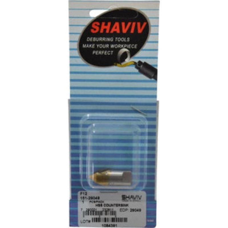 Shaviv F12 Right-Handed High Speed Steel Deburring Swivel Blade Use on Hole Edge Surfaces, Adjustable 151-29049 – 05751441