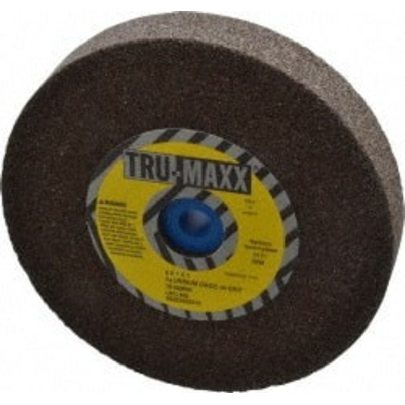 Tru-Maxx 46 Grit Aluminum Oxide Bench & Pedestal Grinding Wheel 6 Diam x 1 Hole x 1 Thick, 5410 Max RPM, O Hardness, Coarse Grade , Vitrified Bond 66253255101 – 70180898