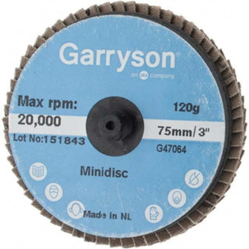 Value Collection 3 120 Grit Type 27 Zirconia Alumina Flap Disc Fine Grade, Coated, Quick Change Type R Attachment, 20,000 RPM BD-KP66950 – 43576677