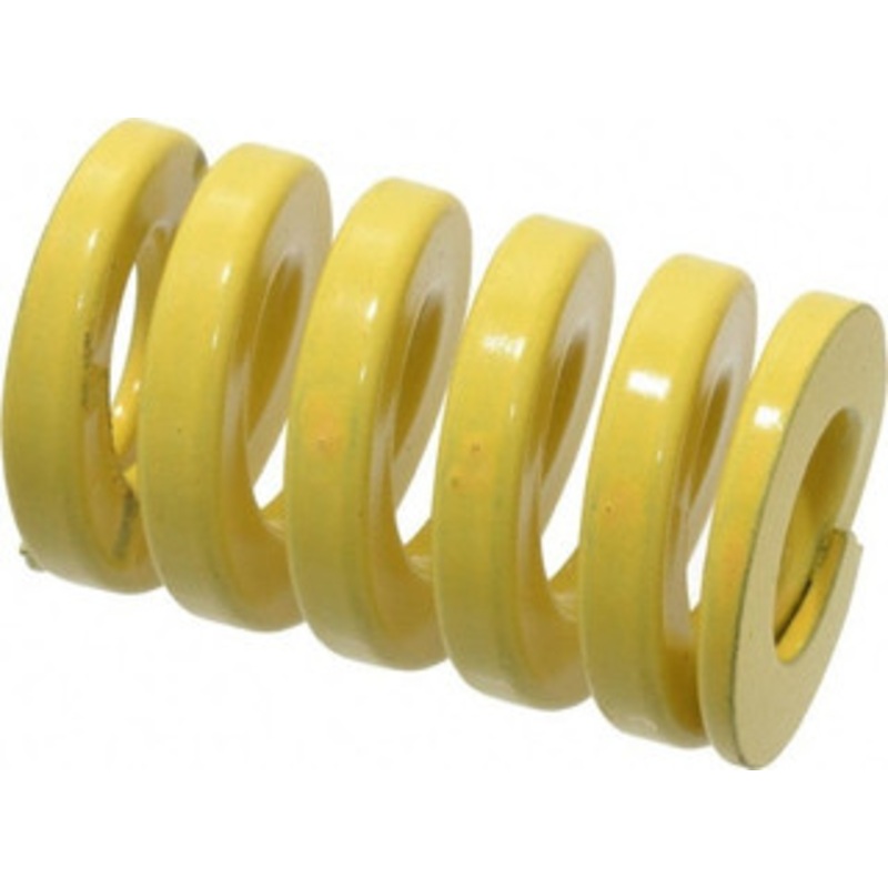 Danly 1-1/4 Hole Diam, 5/8 Rod Diam, 2 Free Length, Yellow Die Spring 197 Lb Max Deflection, 0.5 Max Deflection, Extra Heavy Duty, Chromium Vanadium Steel 9-2008-36 – 76017037