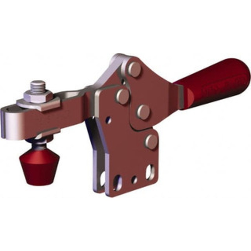 Destaco 499 Lb Holding Capacity, Horizontal Handle, Manual Hold Down Toggle Clamp 56 Handle Movement, 91 Bar Opening, U-Bar, Straight Base, Carbon Steel 227-UB – 44003770