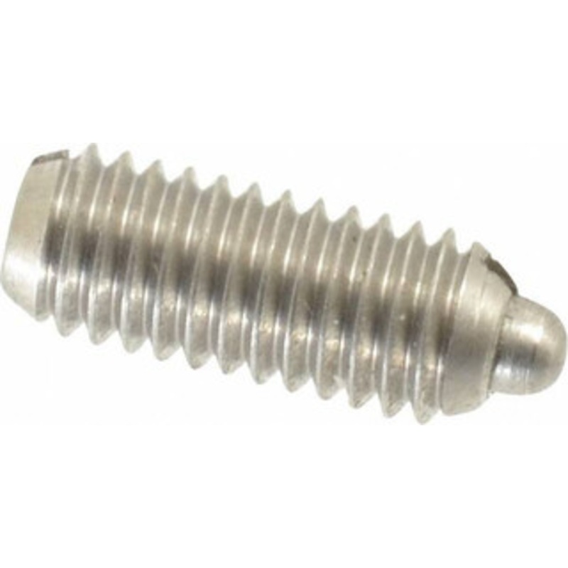 Gibraltar 10-32, 0.468 Thread Length, 0.065 Plunger Projection, Stainless Steel Threaded Spring Plunger 0.093 Max Plunger Diam, 0.468 Plunger Length, 1.7 Lb Init End Force, 6.2 Lb Final End Force SSW10-3S-G – 73260176