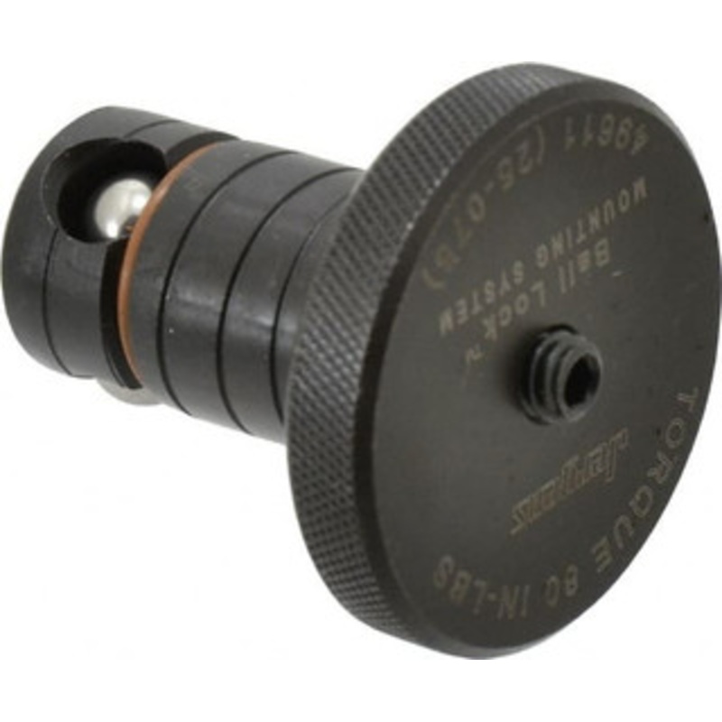 Jergens 25mm Diam Ball Lock Modular Fixturing Shank 1.7 Shank Length, 2 Head Diam, Compatible with 3/4 Thick Plate, 7,000 Lb Max Holding Force, 5/32 Key Size, Steel 49611 – 64819741