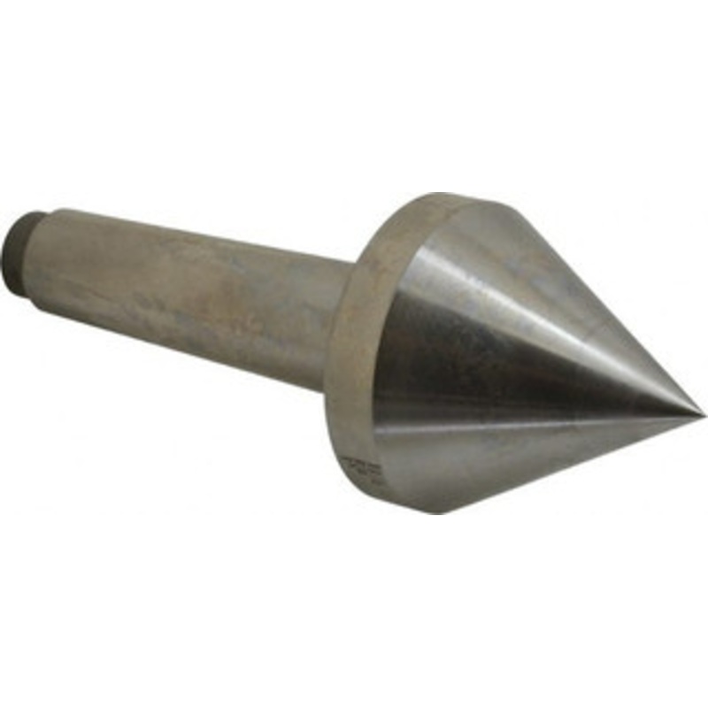 Riten 2-3/4 Head Diam, Hardened Tool Steel Pipe Nose Point Solid Dead Center 4MT Morse Taper, 2-3/4 Point Diam, 2.37 Point Length 66104 – 99286684