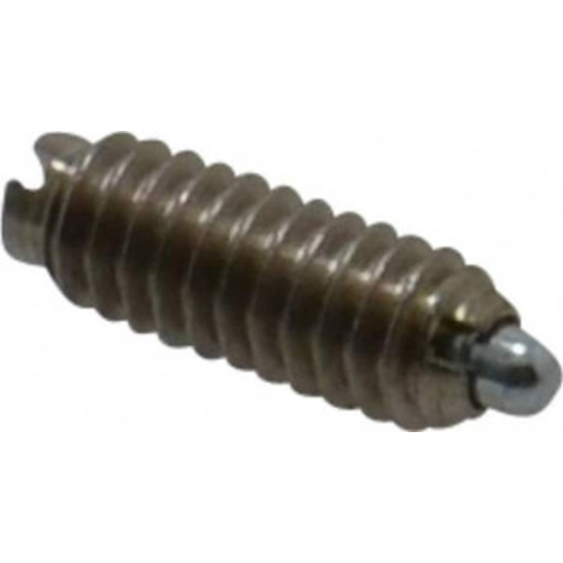Vlier 8-32, 7/16 Thread Length, 0.052 Plunger Projection, Steel Threaded Spring Plunger 0.07 Max Plunger Diam, 0.437 Plunger Length, 0.5 Lb Init End Force, 1.5 Lb Final End Force M51A – 62119870