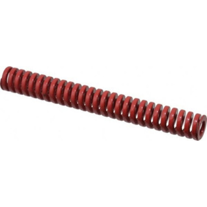 Danly 3/4 Hole Diam, 3/8 Rod Diam, 6 Free Length, Red Die Spring 17.6 Lb Max Deflection, 1.8 Max Deflection, Heavy Duty, Chromium Vanadium Steel 9-1224-26 – 76014737