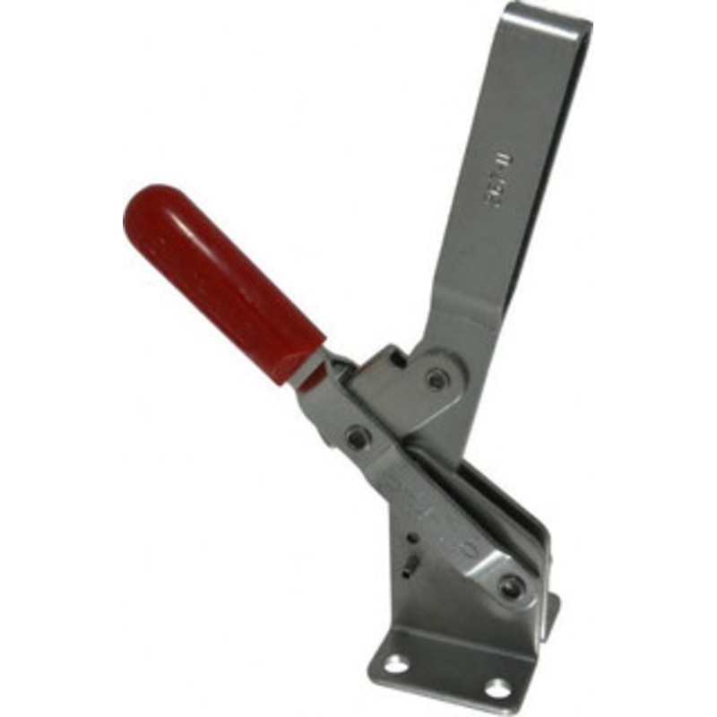 Destaco 1,200 Lb Holding Capacity, Vertical Handle, Manual Hold Down Toggle Clamp 72 Handle Movement, 140 Bar Opening, U-Bar, Flanged Base, Carbon Steel 267-U – 76988948