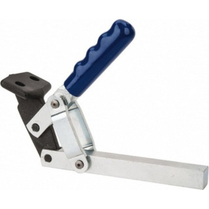 Gibraltar 1,000 Lb Holding Capacity, Vertical Handle, Manual Hold Down Toggle Clamp 65 Handle Movement, 195 Bar Opening, Solid Bar, Flanged Base, Electro-Plated Zinc, Carbon Steel GIB-U-527 – 77864585