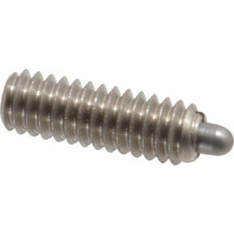 Gibraltar 1/4-20, 3/4 Thread Length, 1/8 Plunger Projection, Stainless Steel Threaded Spring Plunger 0.118 Max Plunger Diam, 3/4 Plunger Length, 2 Lb Init End Force, 9 Lb Final End Force, 0.0781 Hex SSW10-4X-G – 06694822