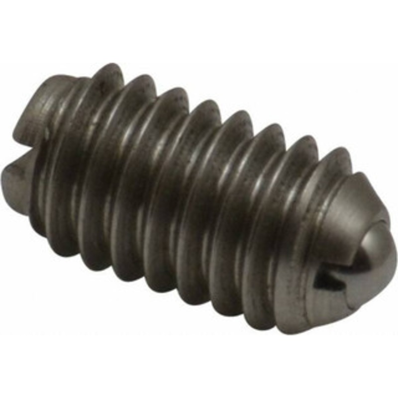 Gibraltar 5/16-18, 0.156 Ball Diam, 37/64 Body Length, 0.04 Max Ball Reach, Threaded Ball Plunger Stainless Steel Body, Stainless Steel Ball, 6 Lb Initial End Force, 17 Lb Final End Force 10109P-G – 85508232