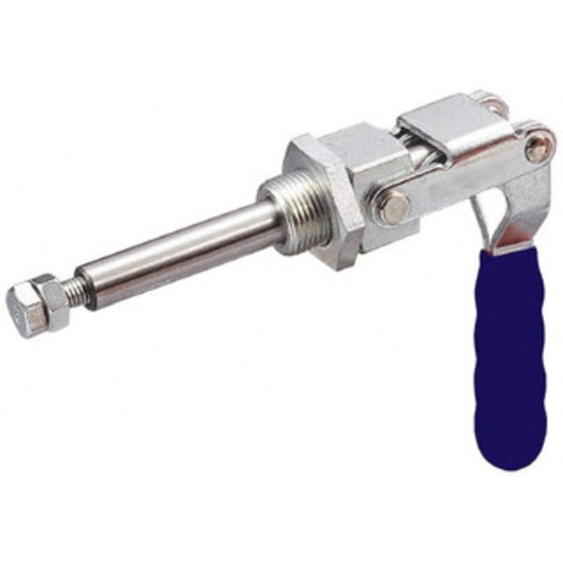 Gibraltar 700 Lb Load Capacity, Flush Base, Carbon Steel, Standard Straight Line Action Clamp 1 Mounting Hole Diam, 0.63 Plunger Diam, Straight Handle GIB-PP-36224 – 73953093