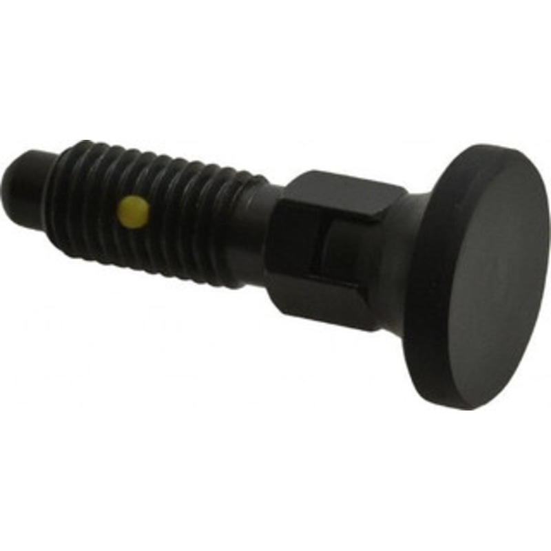 Gibraltar M12x1.75, 25mm Thread Length, 0.314 Max Plunger Diam, 0.56 Lb Init to 1.8 Lb Final End Force, Locking Knob Handle Plunger Delrin Knob, 1.2 Body Length, 0.98 Length Under Head/Shoulder, 0.236 Plunger Projection MDKL50-PT-G – 04627758