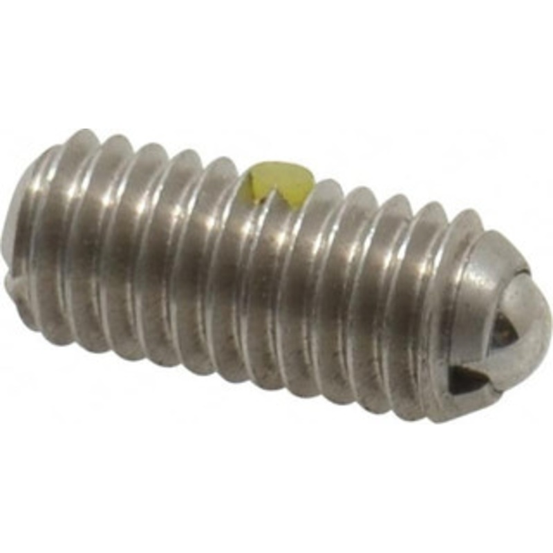 Gibraltar M6x1.0, 3.5mm Ball Diam, 14mm Body Length, 1mm Max Ball Reach, Threaded Ball Plunger Stainless Steel Body, Stainless Steel Ball, 2.02 Lb Initial End Force, 2.92 Lb Final End Force, Locking Element MSSW10-4B-PT-G – 06693774
