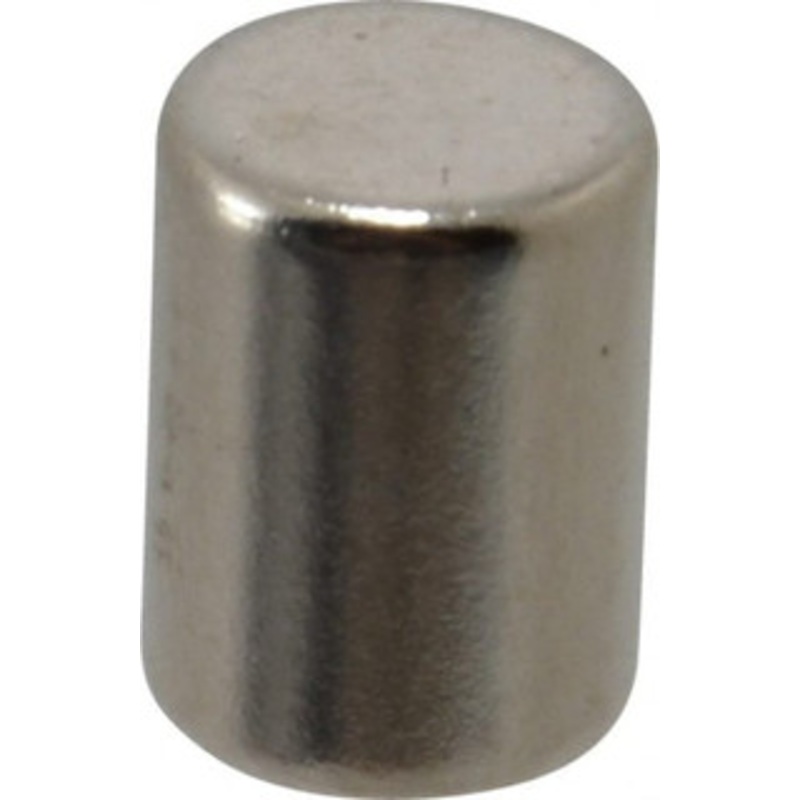 Mag-Mate 3/8 Diam x 1/2 High Neodymium Rare Earth Magnet 6.7 Lb Max Capacity, 200F Max, Nickel Plated NE3750NP35 – 71551881
