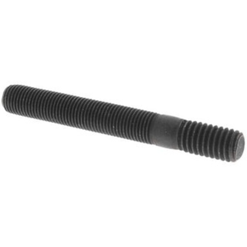 Value Collection 15 Qty 1 Pack 3/8-24 Long Thread, 3/8-16 Short Thread, 3 OAL Unequal Double Threaded Stud Steel, Uncoated, 2 Long Thread Length, 5/8 Short Thread Length BD32428 – 80918923