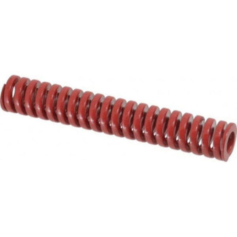 Danly 3/4 Hole Diam, 3/8 Rod Diam, 4-1/2 Free Length, Red Die Spring 23.7 Lb Max Deflection, 1.35 Max Deflection, Heavy Duty, Chromium Vanadium Steel 9-1218-26 – 76014703