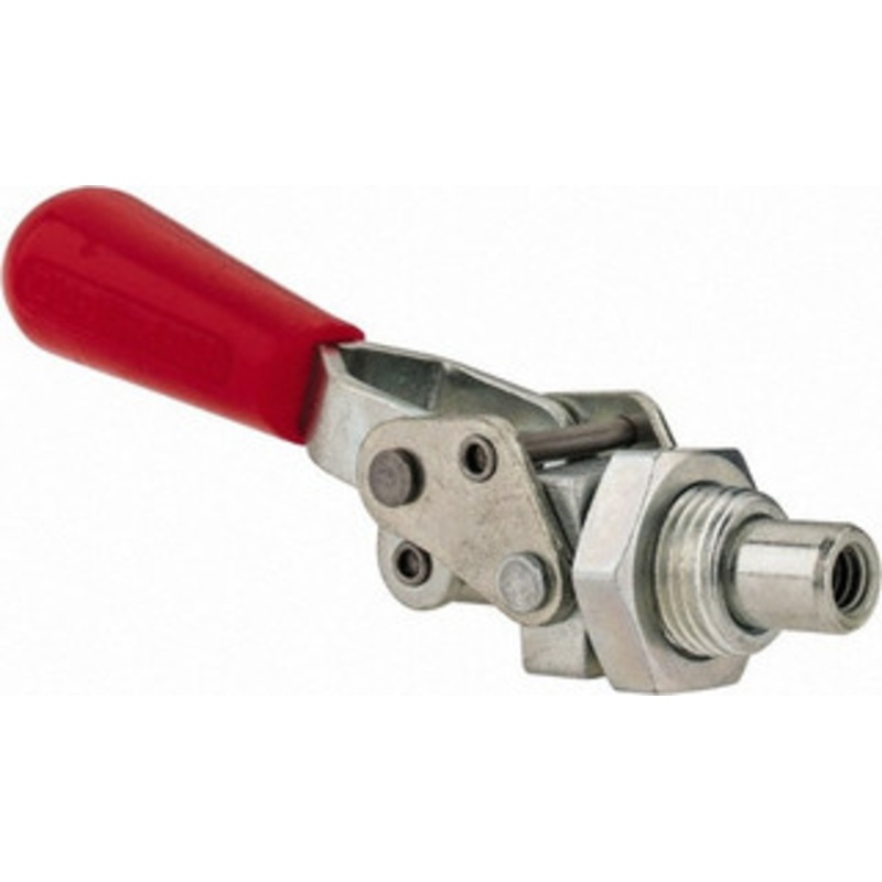 Destaco 200 Lb Load Capacity, Mounting Plate Base, Carbon Steel, Standard Straight Line Action Clamp 0.39 Plunger Diam, Straight Handle 602 – 06966154
