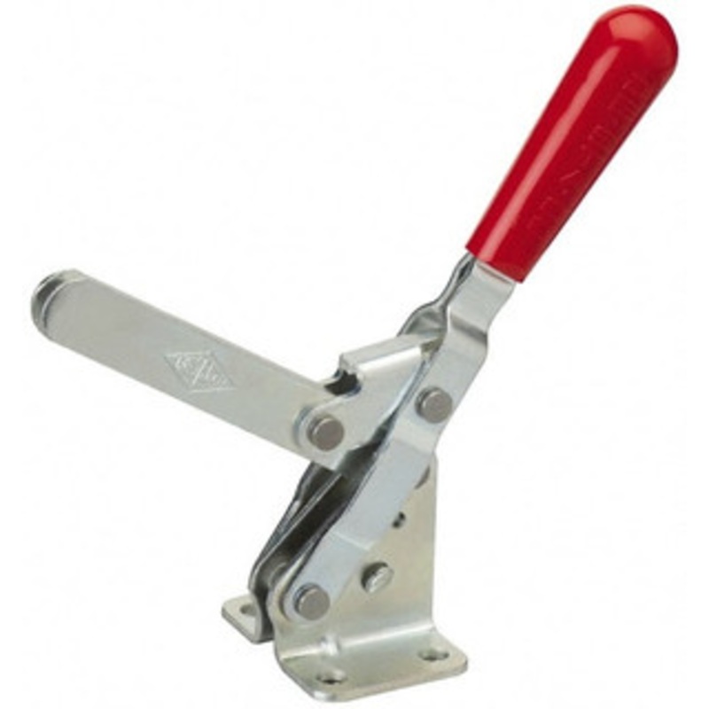 Destaco 750 Lb Holding Capacity, Vertical Handle, Manual Hold Down Toggle Clamp 58 Handle Movement, 103 Bar Opening, U-Bar, Flanged Base, Electro-Plated Zinc, Stainless Steel 210-USS – 76988765