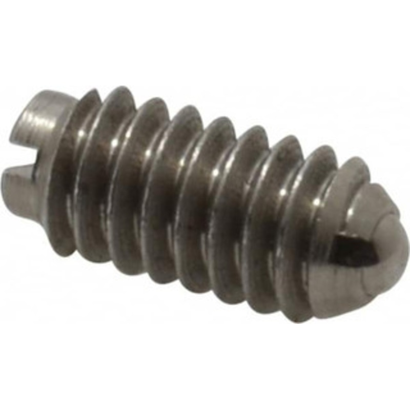 Gibraltar 1/4-20, 0.125 Ball Diam, 17/32 Body Length, 0.035 Max Ball Reach, Threaded Ball Plunger Stainless Steel Body, Stainless Steel Ball, 3 Lb Initial End Force, 7 Lb Final End Force 10105P-G – 85508554