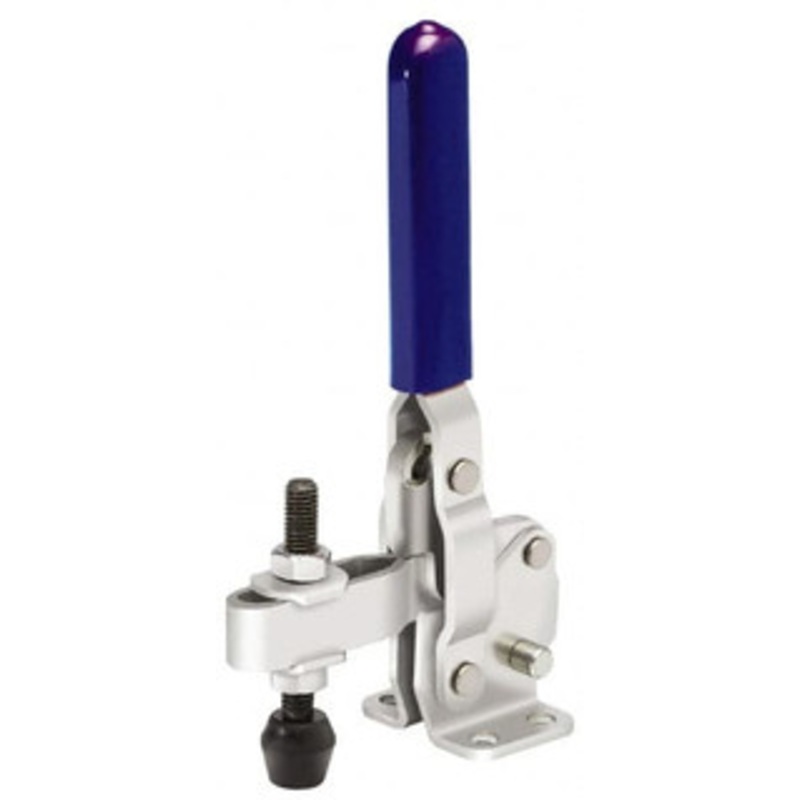 Gibraltar 375 Lb Holding Capacity, Vertical Handle, Manual Hold Down Toggle Clamp 62 Handle Movement, 115 Bar Opening, U-Bar, Flanged Base, Carbon Steel GIB-U-100-15 – 77864254