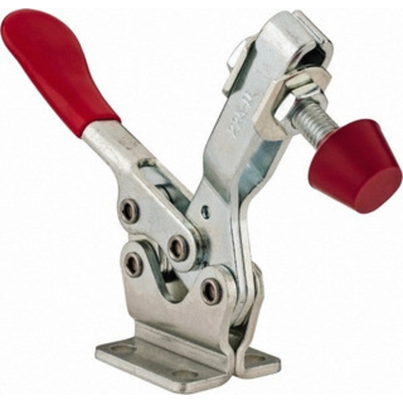 Destaco 500 Lb Holding Capacity, Horizontal Handle, Manual Hold Down Toggle Clamp 70 Handle Movement, 92 Bar Opening, U-Bar, Flanged Base, Electro-Plated Zinc, Carbon Steel 225-U – 76988625