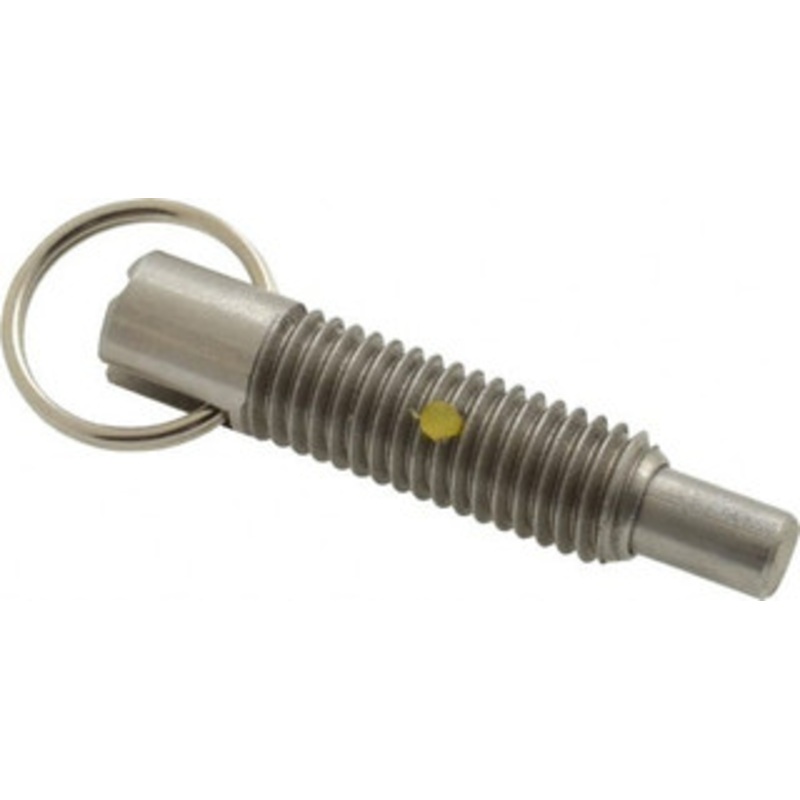 Gibraltar 1/2-13, 1.4 Thread Length, 5/16 Plunger Diam, 1/2 Plunger Projection, 2.5 Lb Init to 5 Lb Final End Force, Stainless Steel Locking Pull Ring Plunger 1.4 Len Under Head, 2 Body Len, 1.26 Ring Diam SSTPR50-PT-G – 64499957