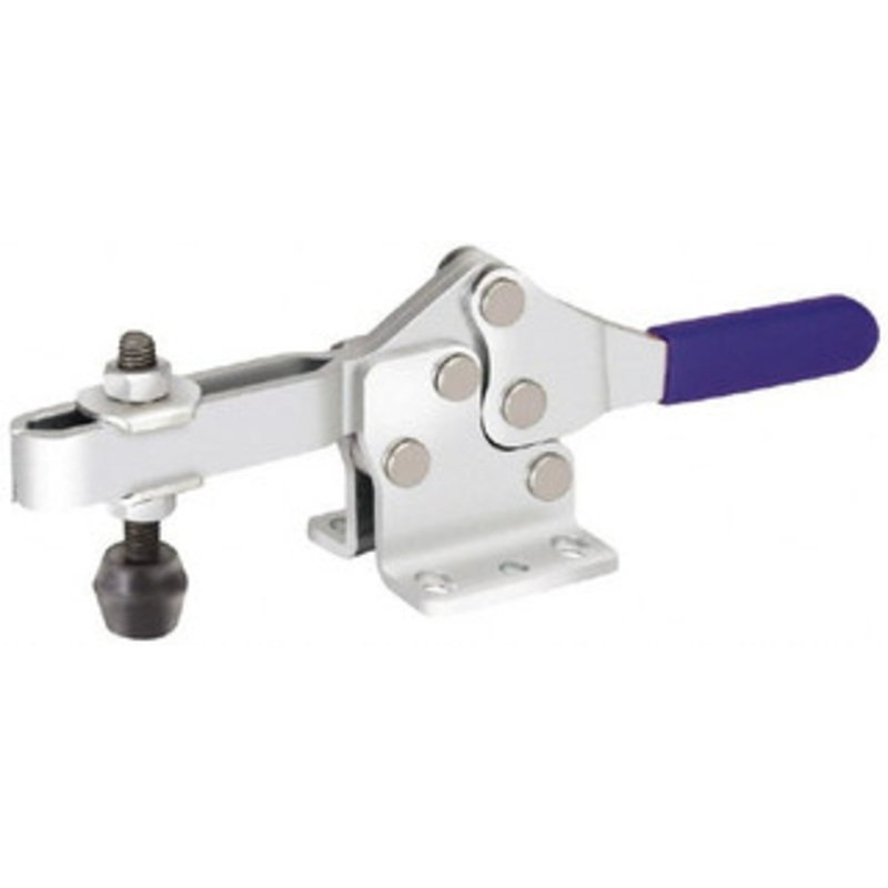 Gibraltar 200 Lb Holding Capacity, Horizontal Handle, Manual Hold Down Toggle Clamp 61 Handle Movement, 91 Bar Opening, U-Bar, Flanged Base, Electro-Plated Zinc, Carbon Steel GIB-D-217U – 73952681