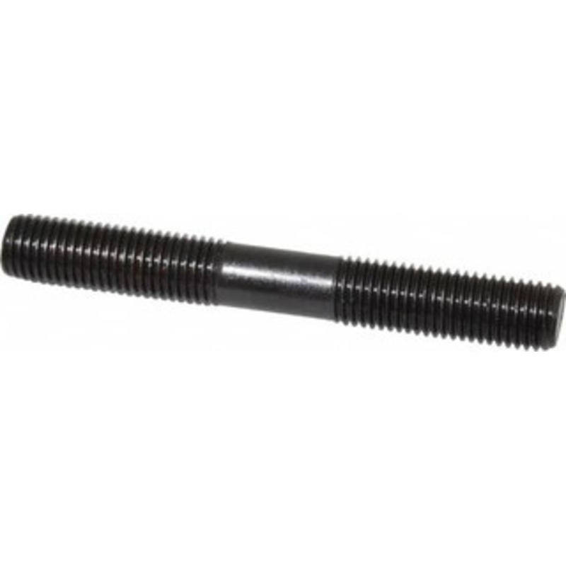 Gibraltar M16x2.0 125mm OAL Equal Double Threaded Stud Alloy Steel, Black Oxide Finish, 47mm Equal Thread Length, Metric 60607G – 74365826