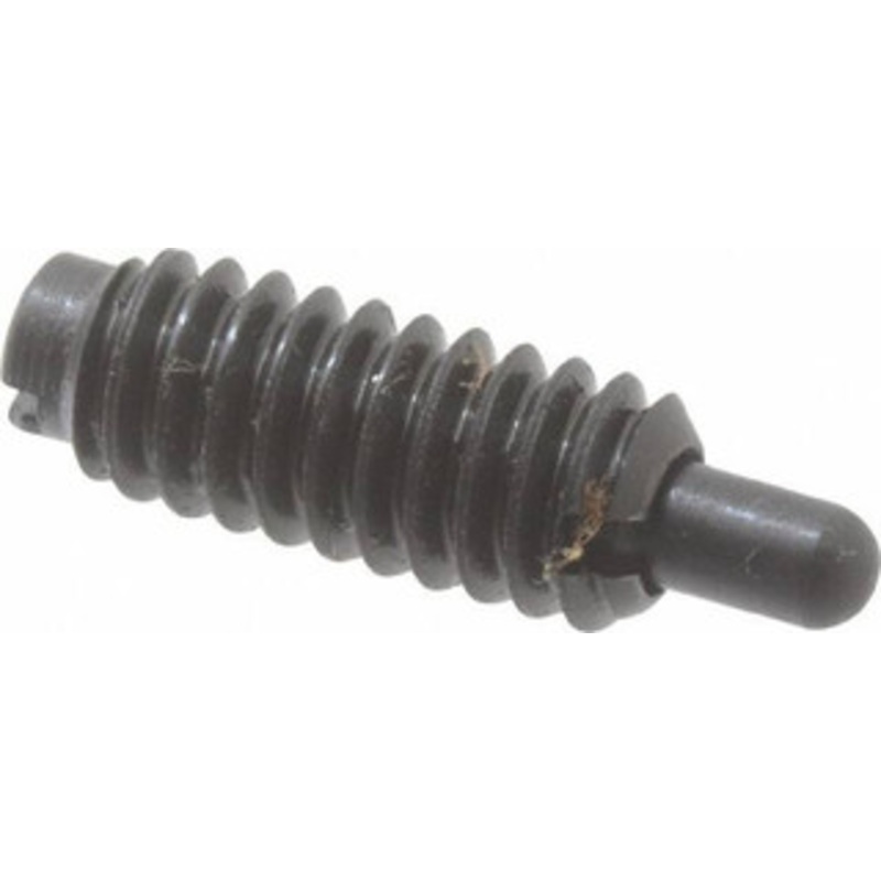Jergens 1/4-20, 5/8 Thread Length, 3/16 Plunger Projection, Steel Threaded Spring Plunger 0.119 Max Plunger Diam, 5/8 Plunger Length, 0.5 Lb Init End Force, 6 Lb Final End Force 26604 – 82413071