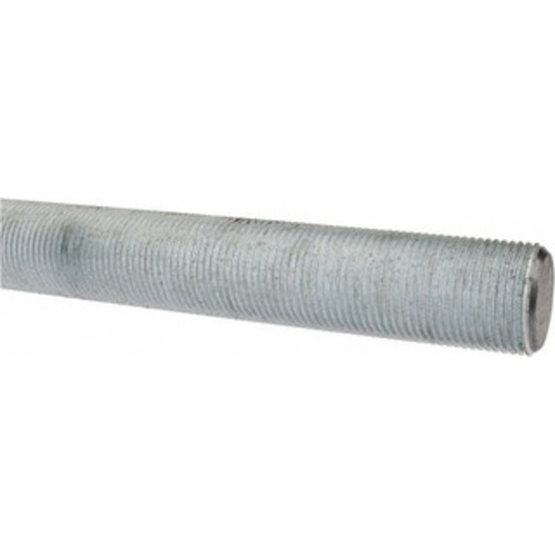 Made in USA 1-14 x 3 ft. Low Carbon Steel Threaded Rod Right Hand Thread, Zinc Plated Finish, UNF 20311 – 06057301