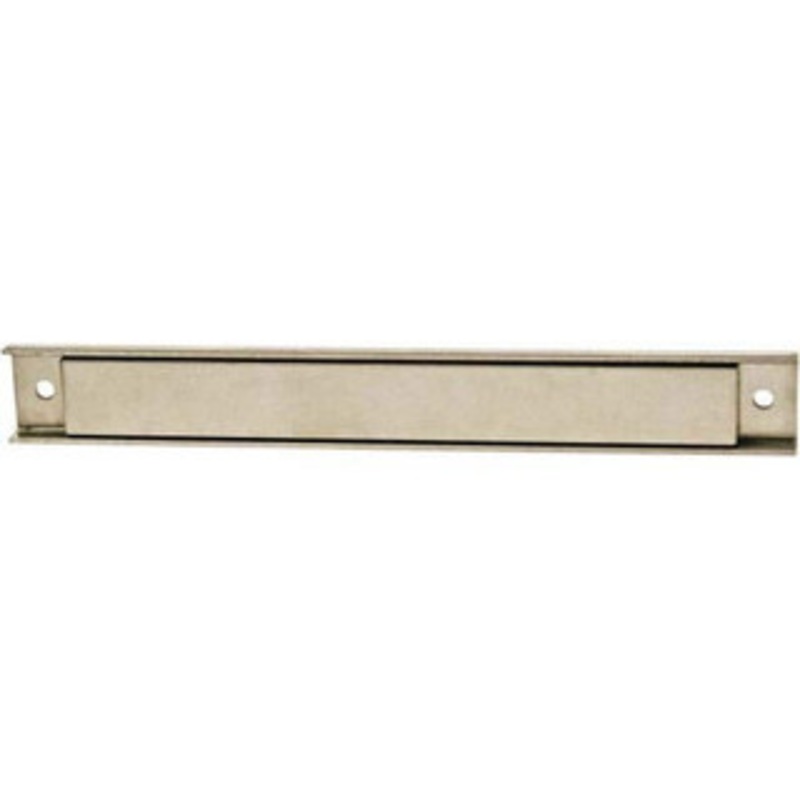 Mag-Mate 58 Max Pull Force Lb, 6-1/2 Long x 1 Wide x 9/16 Thick, Rectangular Channel, Ceramic Fixture Magnet 300F Max Operating Temp, Grade 8 Ceramic, Stainless Steel Housing LC2362 – 92669050