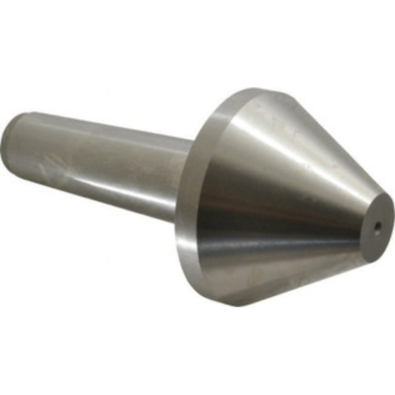 Royal MT5 Taper Shank, 4.15 Head Diam 3,410 Lb Capacity Live Center 4,500 Max RPM, 3 Head Length, 1-1/4 Point Diam, 3.01 Point Len, 860 Lb Max Workpc, 8-11/16 OAL, Bull Nose Point 10905 – 00100057