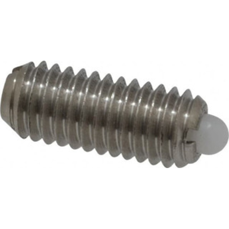 Vlier 10-32, 0.468 Thread Length, 0.065 Plunger Projection, Stainless Steel Threaded Spring Plunger 0.093 Max Plunger Diam, 0.468 Plunger Length, 1.75 Lb Init End Force, 6.25 Lb Final End Force SSM52P – 62117817