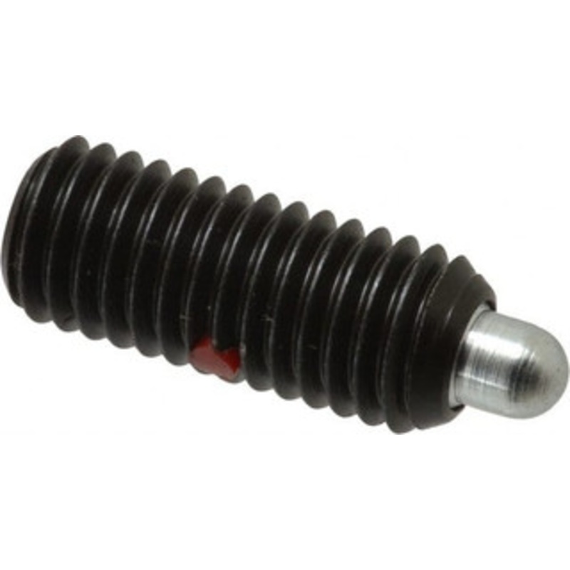 Gibraltar 1/2-13, 1-1/4 Thread Length, 1/4 Plunger Projection, Steel Threaded Spring Plunger 1/4 Max Plunger Diam, 1-1/4 Plunger Length, 2.7 Lb Init End Force, 9.3 Lb Final End Force, 1/4 Hex 57181G – 02470151