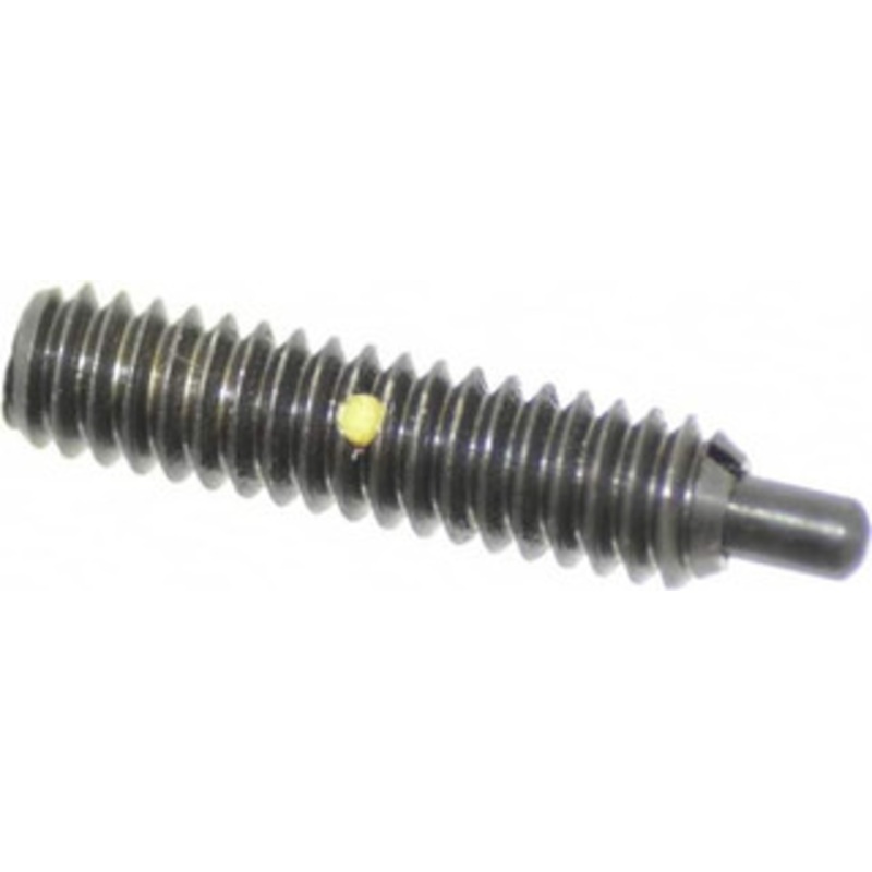 Gibraltar 1/4-20, 1 Thread Length, 3/16 Plunger Projection, Steel Threaded Spring Plunger 0.118 Max Plunger Diam, 1 Plunger Length, 1 Lb Init End Force, 4 Lb Final End Force SW10-4A-PT-G – 75468504