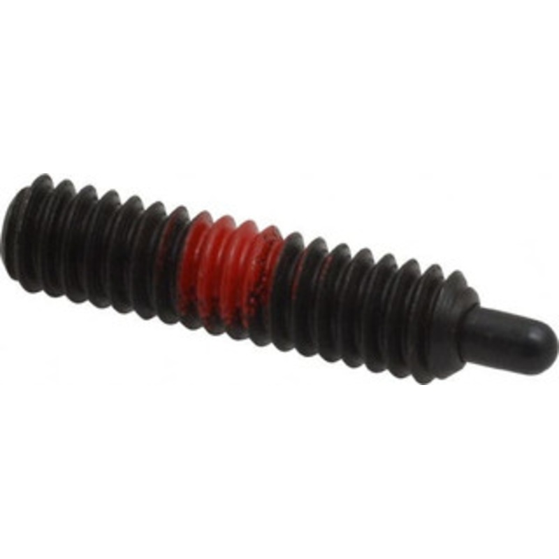 Gibraltar 1/4-20, 1 Thread Length, 3/16 Plunger Projection, Steel Threaded Spring Plunger 0.118 Max Plunger Diam, 1 Plunger Length, 3 Lb Init End Force, 13 Lb Final End Force, 5/64 Hex 57005G – 02469898