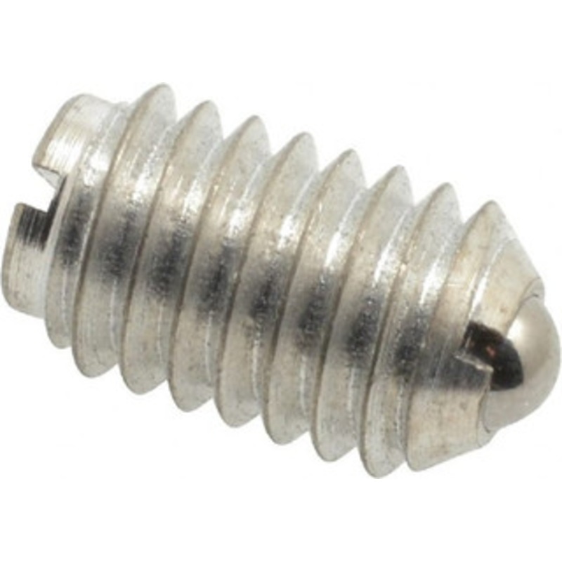 Gibraltar 3/8-16, 0.187 Ball Diam, 5/8 Body Length, 0.048 Max Ball Reach, Threaded Ball Plunger Steel Body, Steel Ball, 2.5 Lb Initial End Force, 5 Lb Final End Force 10014P-G – 65219909