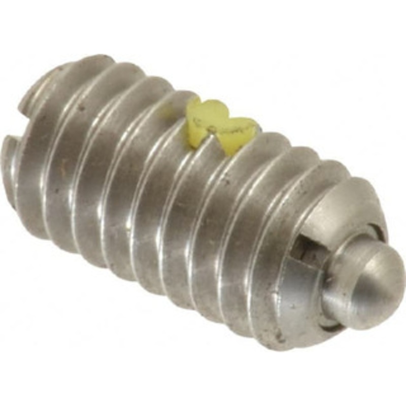 Gibraltar 5/16-18, 9/16 Thread Length, 1/12 Plunger Projection, Stainless Steel Threaded Spring Plunger 0.135 Max Plunger Diam, 0.562 Plunger Length, 1.25 Lb Init End Force, 4 Lb Final End Force SSW10-5SL-PT-G – 73260283
