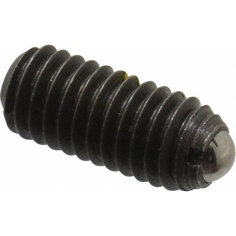 Gibraltar M6x1.0, 3.5mm Ball Diam, 14mm Body Length, 1mm Max Ball Reach, Threaded Ball Plunger Steel Body, Steel Ball, 2.02 Lb Initial End Force, 2.92 Lb Final End Force, Locking Element MSW10-4B-PT-G – 06693527