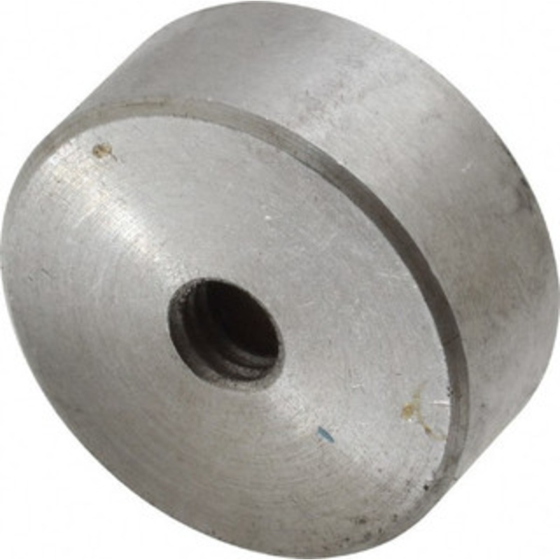 Mag-Mate 5/16-18 Thread, 1-1/4 Diam, 1/2 High, 68 Lb Average Pull Force, Neodymium Rare Earth Pot Magnet 0.15 Deep Tapped Hole, Steel Pot, Uninsulated R1250 – 01863000