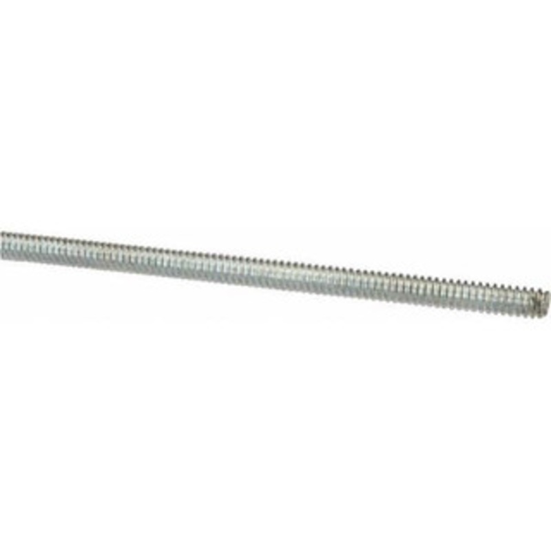 Value Collection #6-32 x 3 ft. Low Carbon Steel Threaded Rod Right Hand Thread, Zinc Plated Finish, UNC 03033 – 04352423
