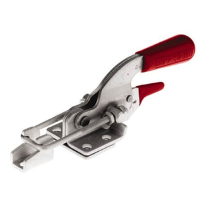 Destaco 720 Lb Capacity, Horizontal, U Hook, Flanged Base, Stainless Steel Pull Action Latch Clamp 1-3/4 Drawing Movement, 6.07 OAL, Threaded U Hook, Straight Handle 331-RSS – 94592268