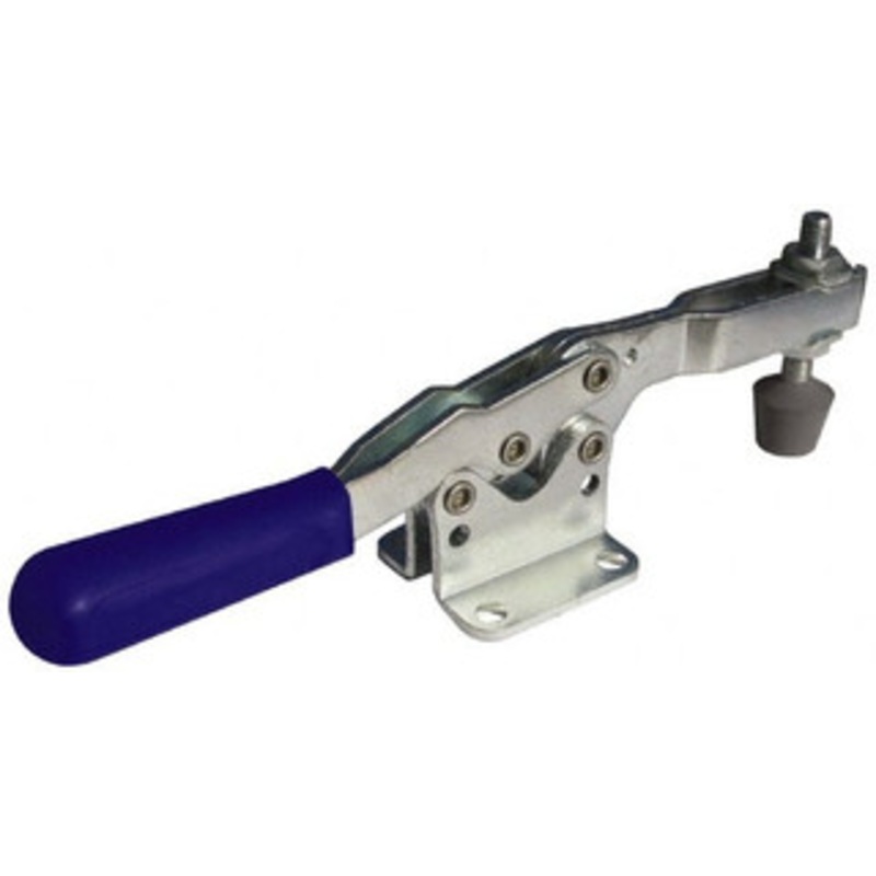 Gibraltar 150 Lb Holding Capacity, Horizontal Handle, Manual Hold Down Toggle Clamp 60 Handle Movement, 90 Bar Opening, U-Bar, Flanged Base, Carbon Steel GIB-D-200T-4 – 73952525