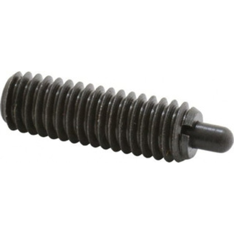 Gibraltar 5/16-18, 1 Thread Length, 3/16 Plunger Projection, Steel Threaded Spring Plunger 0.135 Max Plunger Diam, 1 Plunger Length, 3 Lb Init End Force, 15 Lb Final End Force SW10-5-G – 75468512