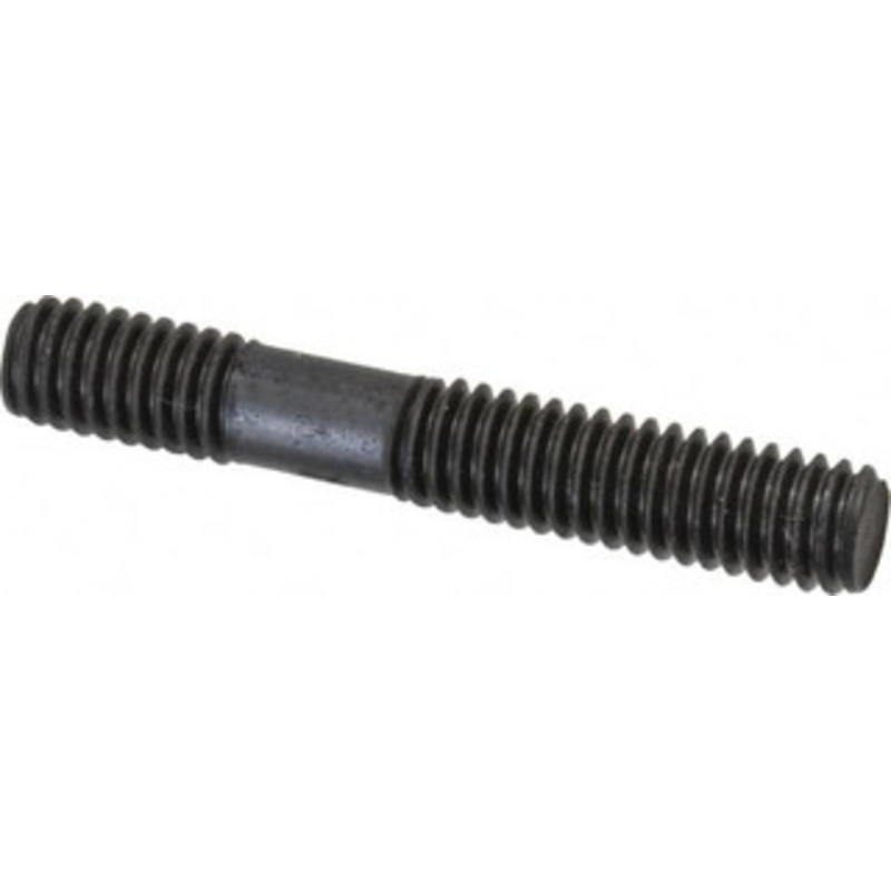 Gibraltar 5/16-18 2 OAL Unequal Double Threaded Stud Carbon Steel, Black Oxide Finish, 1 Long Thread Length, 1/2 Short Thread Length 40451G – 86776374